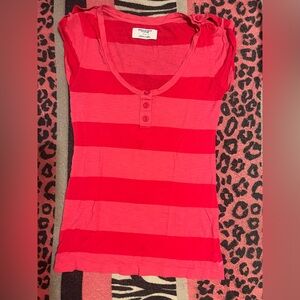 Vintage American Eagle fitted striped shirt